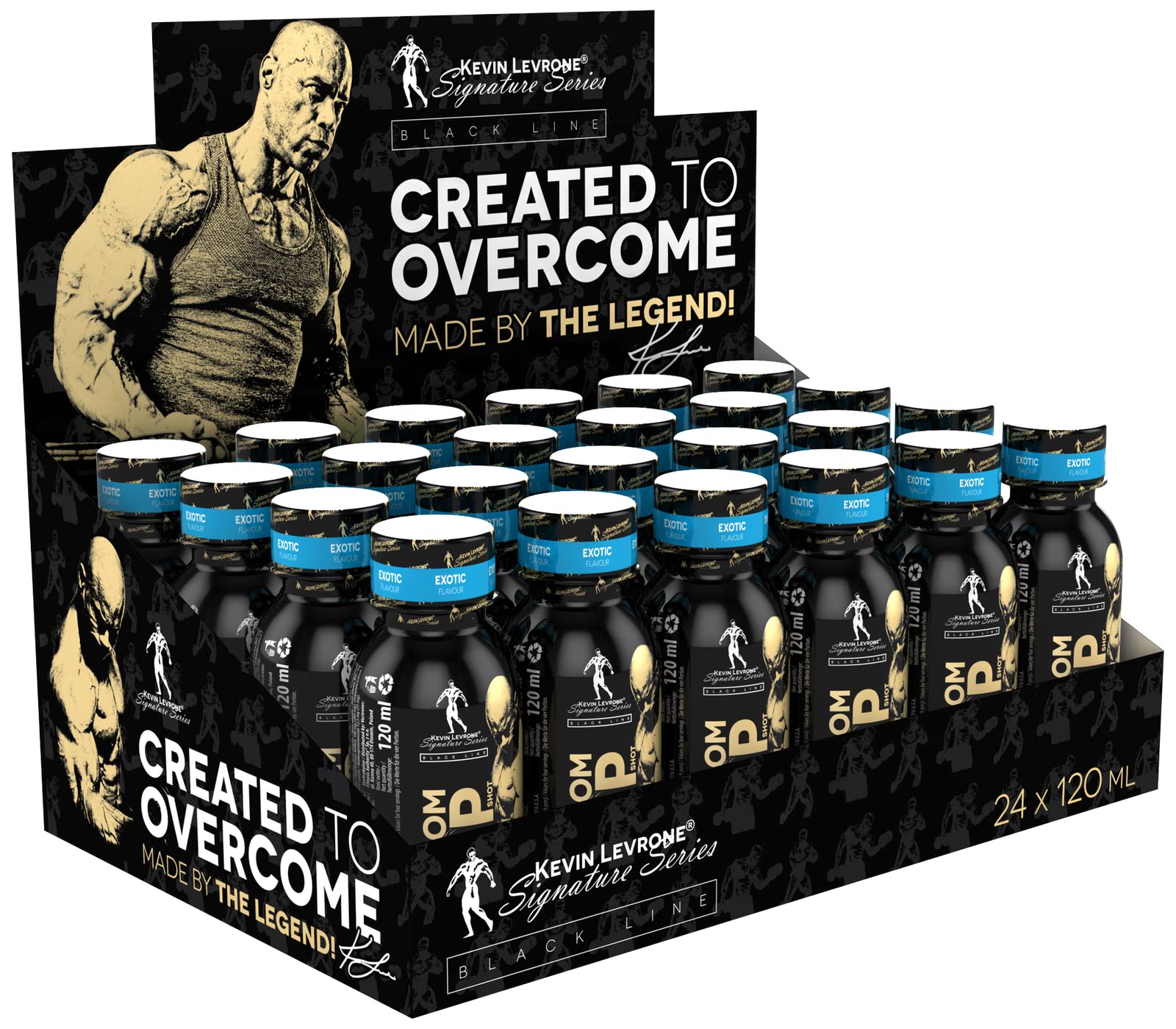 Kevin Levrone Shaaboom Pump Preworkout Shots | 24 x 120 ml - 48 servis