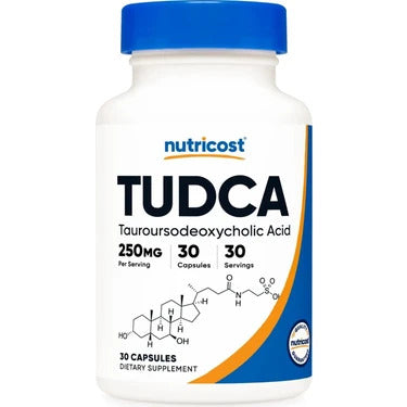 Nutricost Tudca Tauroursodeoxycholic BILE acid 250 MG 30 Caps