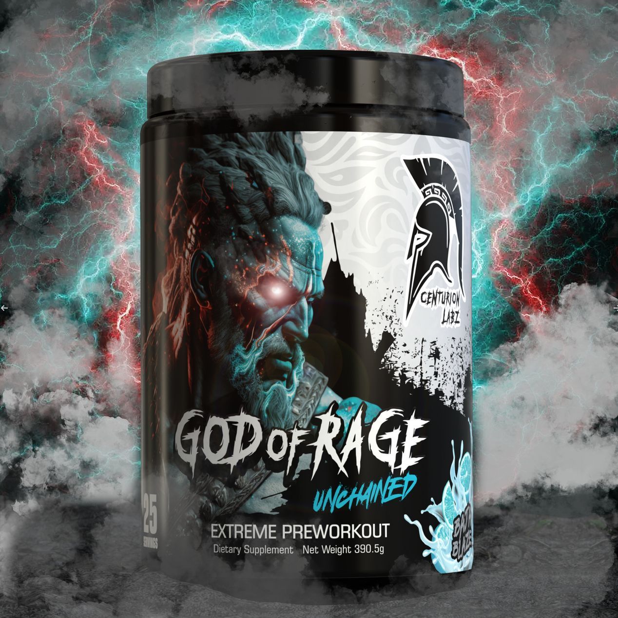 Centurion Labz God of Rage Pump PreWorkout Unchained