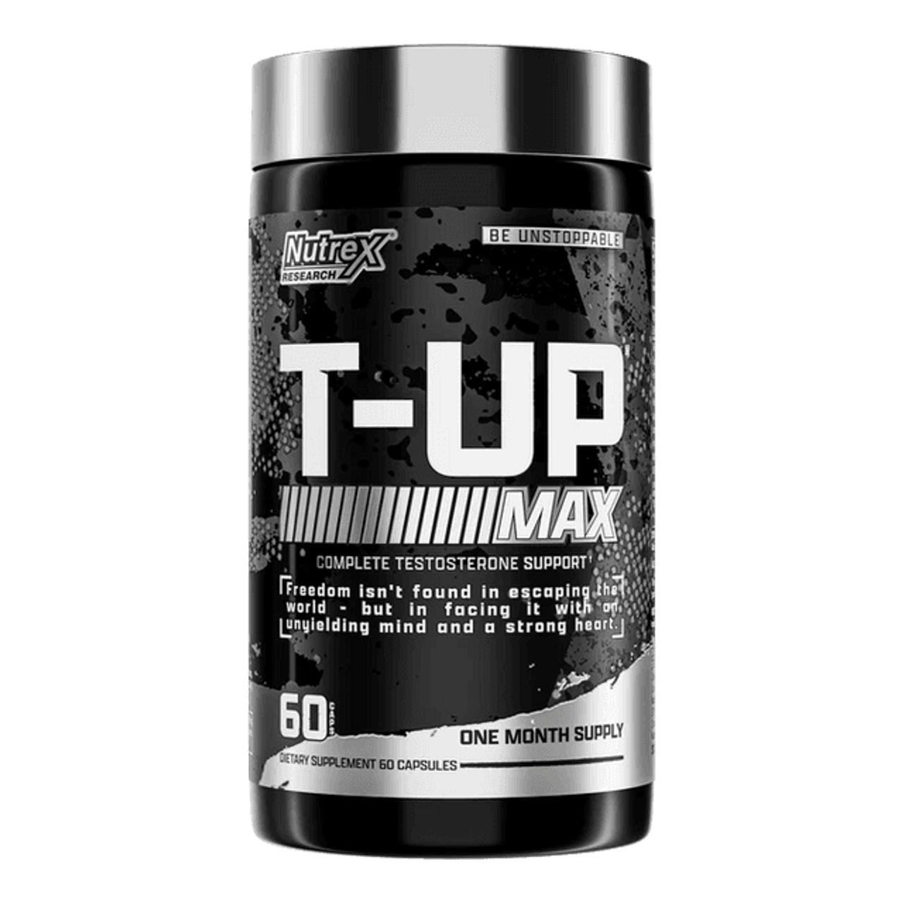 Nutrex T-Up Max Testo Booster 60 Caps Tribulus+Fenugreek+Maca+Tongkat Ali+Ksm66 Ashwagandha
