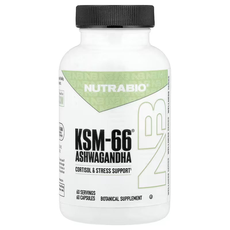 NutraBio KSM66 Ashwagandha 60 Caps