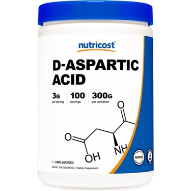 Nutricost D-Aspartic Acid Daa Powder 300gr
