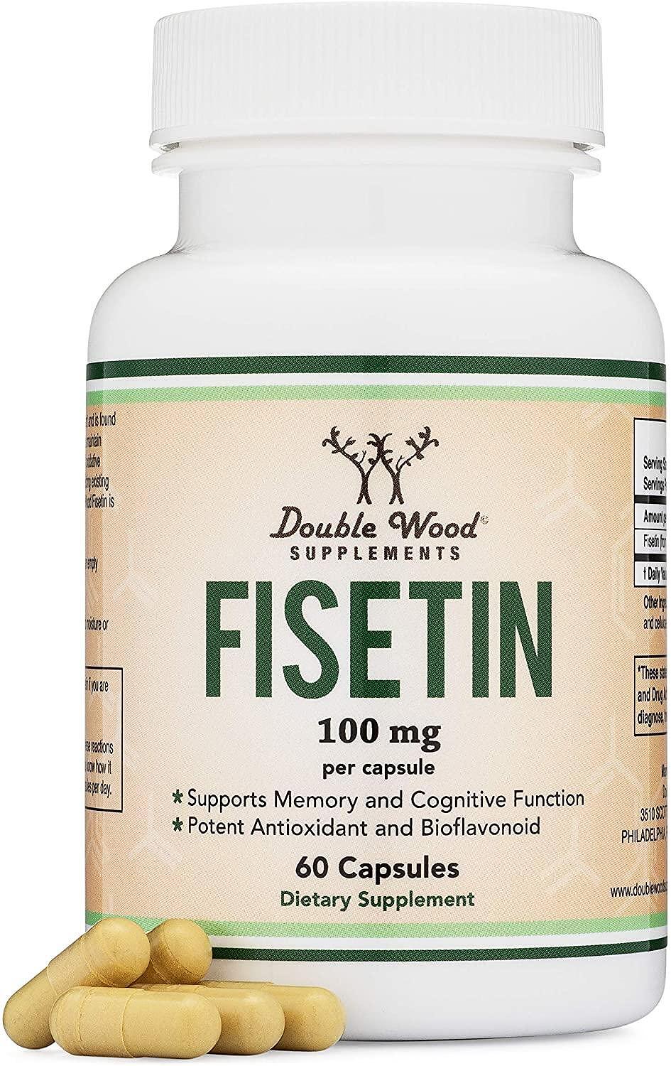 Double Wood Fisetin 100mg 60 Capsul