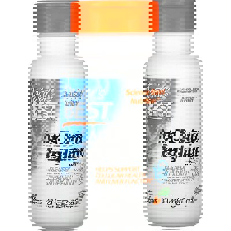 Doctors Best NAC Molybdenum Detox Regulators, Supports Cellular Health & Liver 60 Veggie Caps