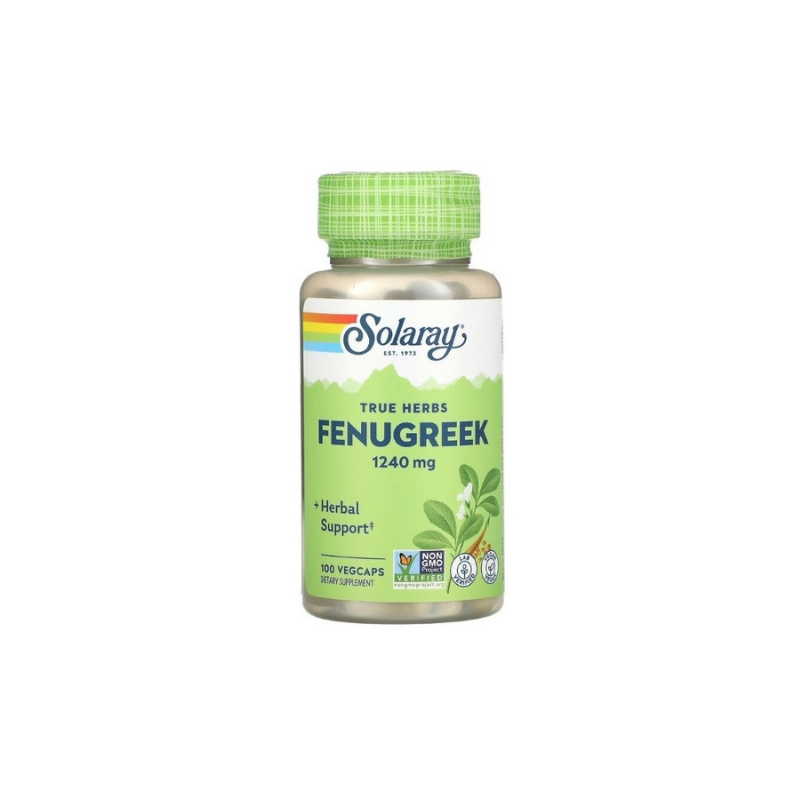 Solaray Fenugreek, 620 mg 100 Vegcaps