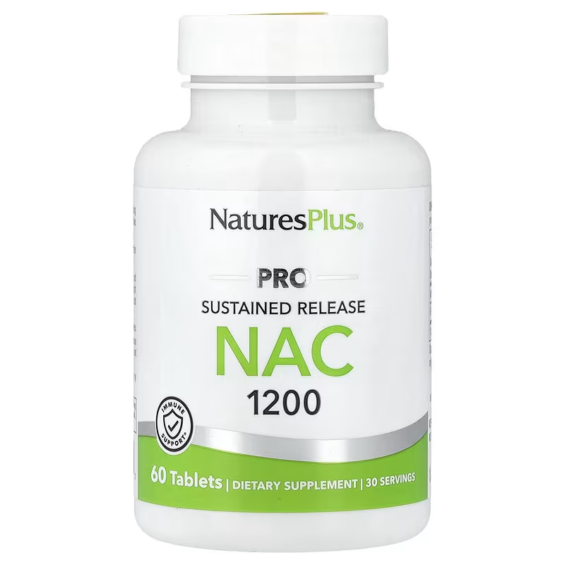 NaturesPlus Pro NAC 1200 Mg 60 Tablet