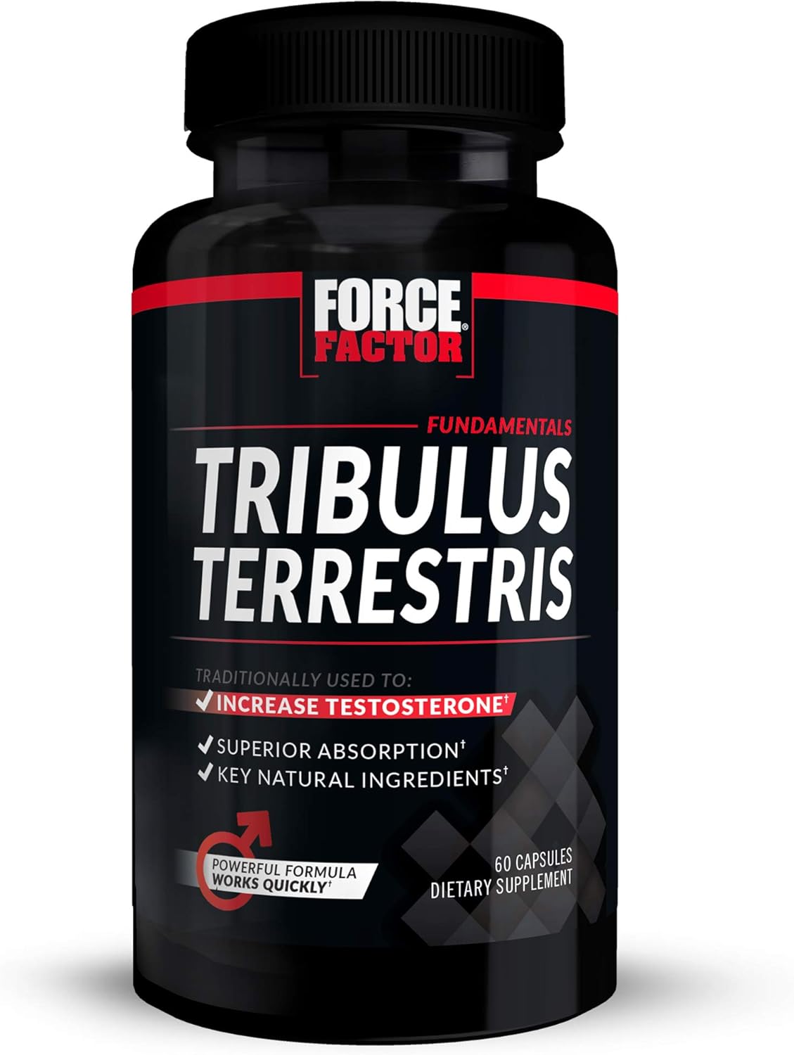 Force Factor Tribulus Terrestris for Men 1000 Mg 60 Caps