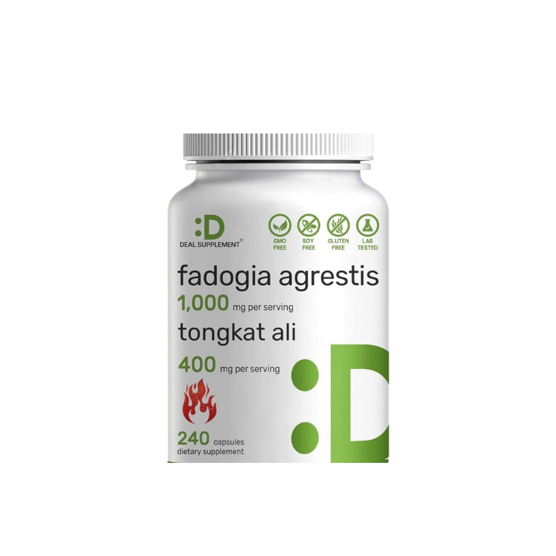 Deal Supplement Fadogia Agrestis 1,000mg Tongkat Ali Longjack 400mg