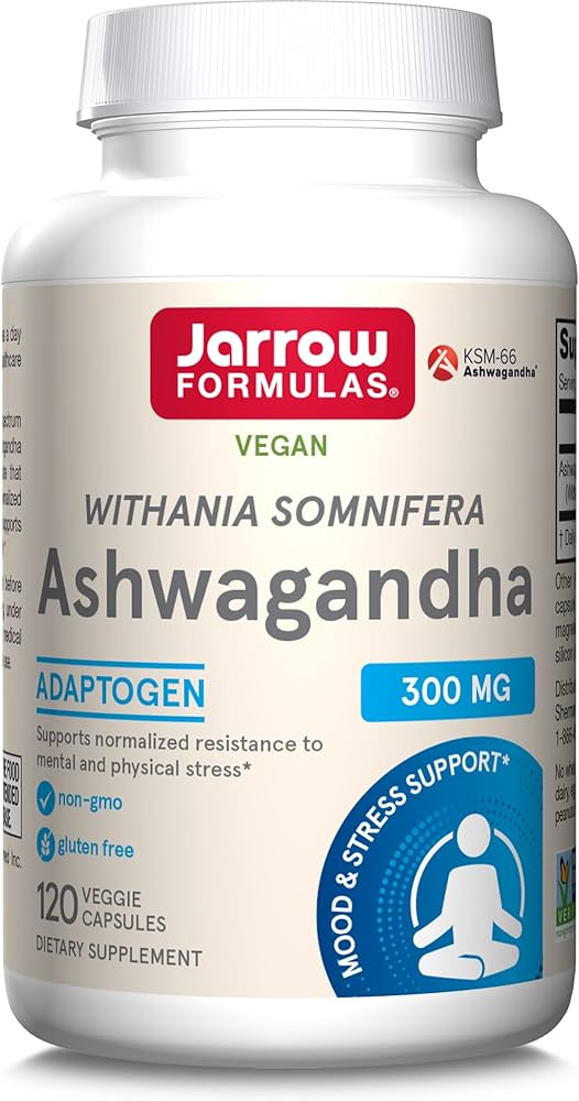 Jarrow Formulas Ashwagandha Ksm66 300 mg 120 Veggie Caps