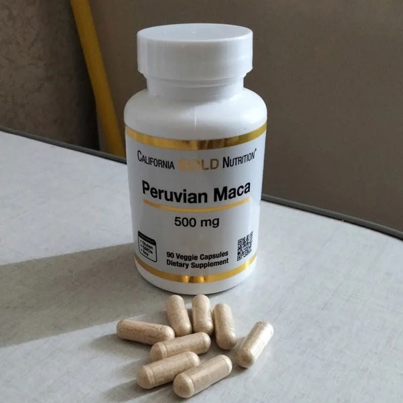 California Gold Nutrition Peruvian Maca 500 mg 90 kapsül