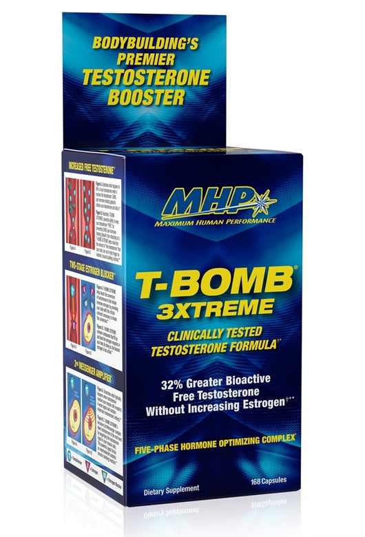 Maximum Human MHP T-Bomb Testosterone Testo Booster 3xtreme 168 Tablet