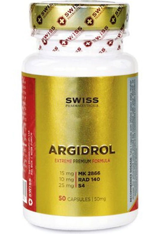 Swiss Pharma Argidrol 50 mg 50 Kapsül Ostarine Mk2866-RAD140-S4 Genesis