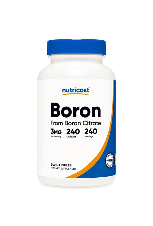 Nutricost 3 mg Boron 240 Capsules