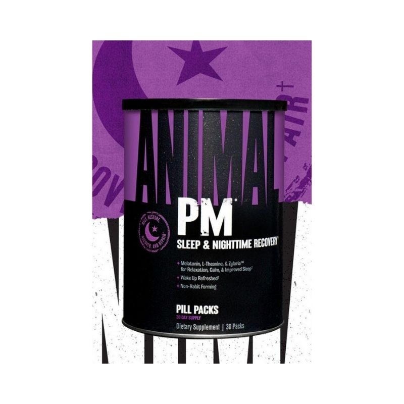 Universal Animal Pm 30 Packs - Sleep + Repair Recovery + Valerian Root + GH + AKG + PANAX)