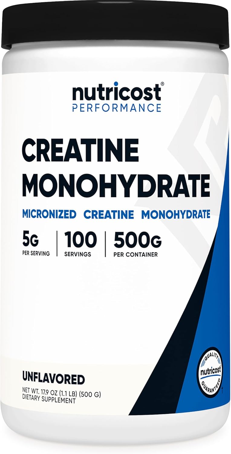Nutricost Creatine Mikronize Monohydrate Powder 500 GRAM - USA MENŞEİ