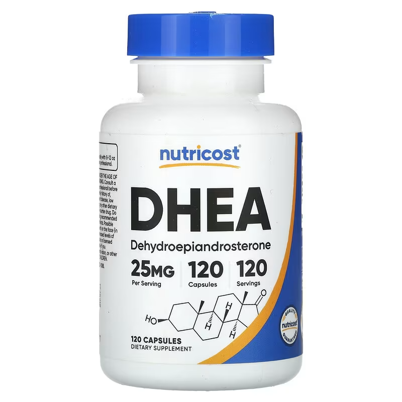 Nutricost 25 mg DHEA 120 Capsules
