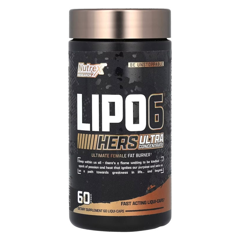 Nutrex Lipo 6 Hers Women Ultra Fat Burner Concentrate 60 Capsules
