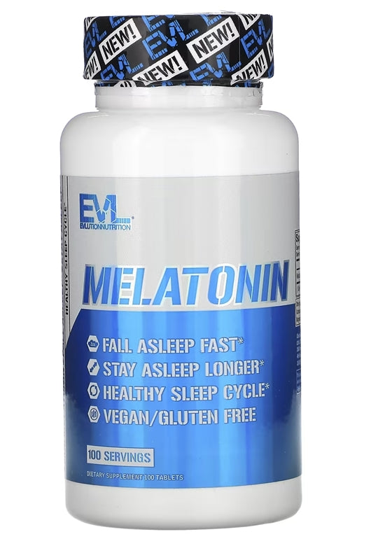 EVLution Nutrition 5 mg Melatonin 100 Tablets