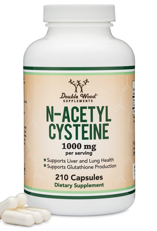DOUBLE WOOD N-Acetyl Cysteine NAC 210  500 mg caps