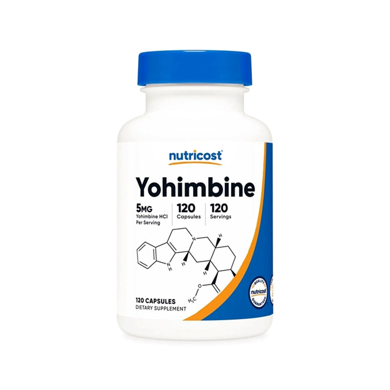 Nutricost, Yohimbine Fat Burner Hcl 5 mg 120 Caps