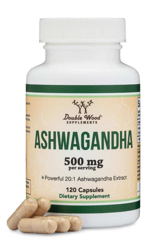 DOUBLE WOOD Ashwagandha - 120  500 mg capsul