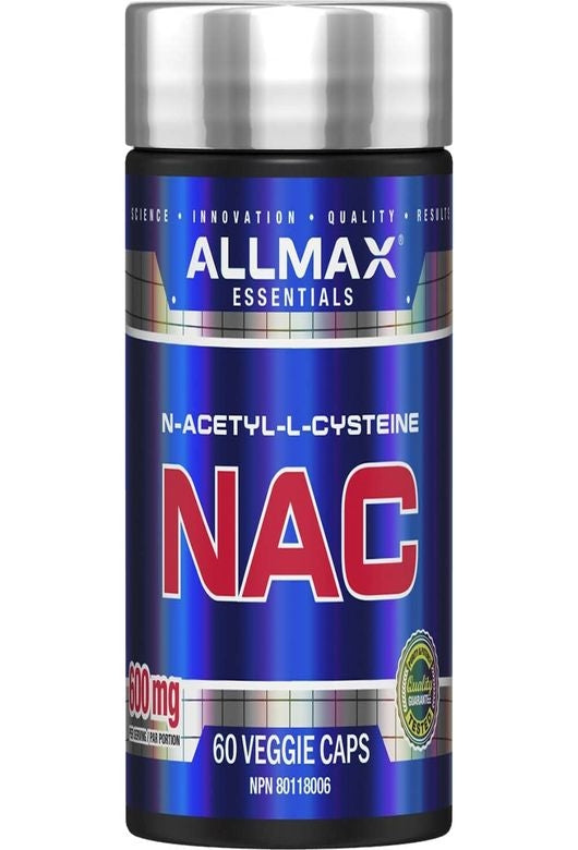 ALLMAX NAC - 60 Veggie Capsules - Immune Support & Free Radical Protection - 60 Servings