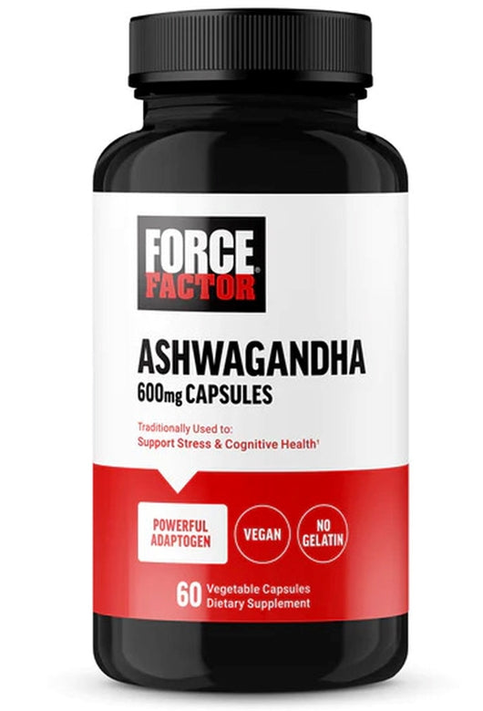 Force Factor Ashwagandha Adaptogens to Support Stress and Cognitive Health 600mg - 60 Bitkisel Kapsül