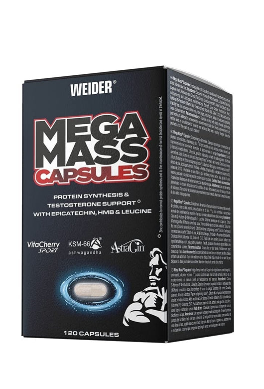 Weider Mega Mass Amino HMB - KSM66 ASHWAGANDHA 120 caps