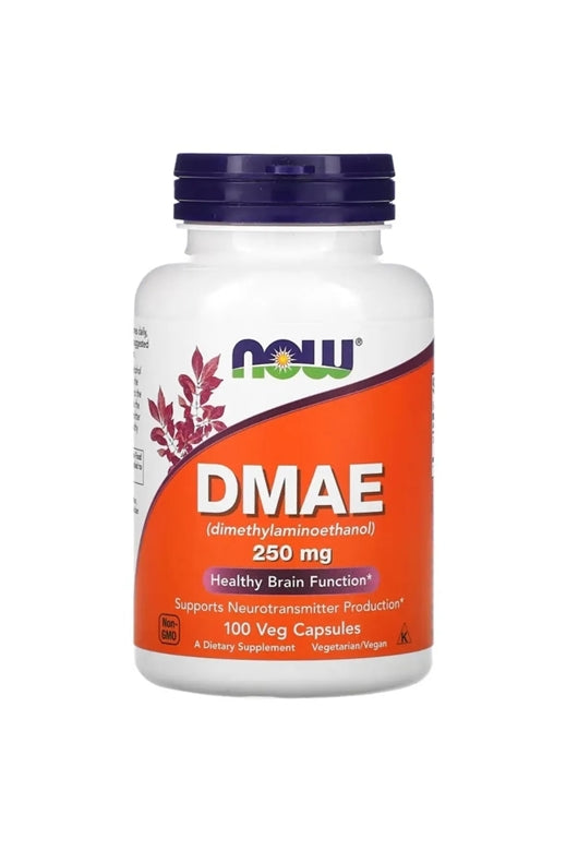 NOW Foods, DMAE, Healthy Brain 250 mg, 100 Veg Capsules