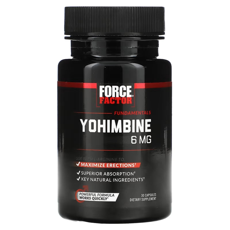 Force Factor Yohimbine 6 mg 30 Capsul