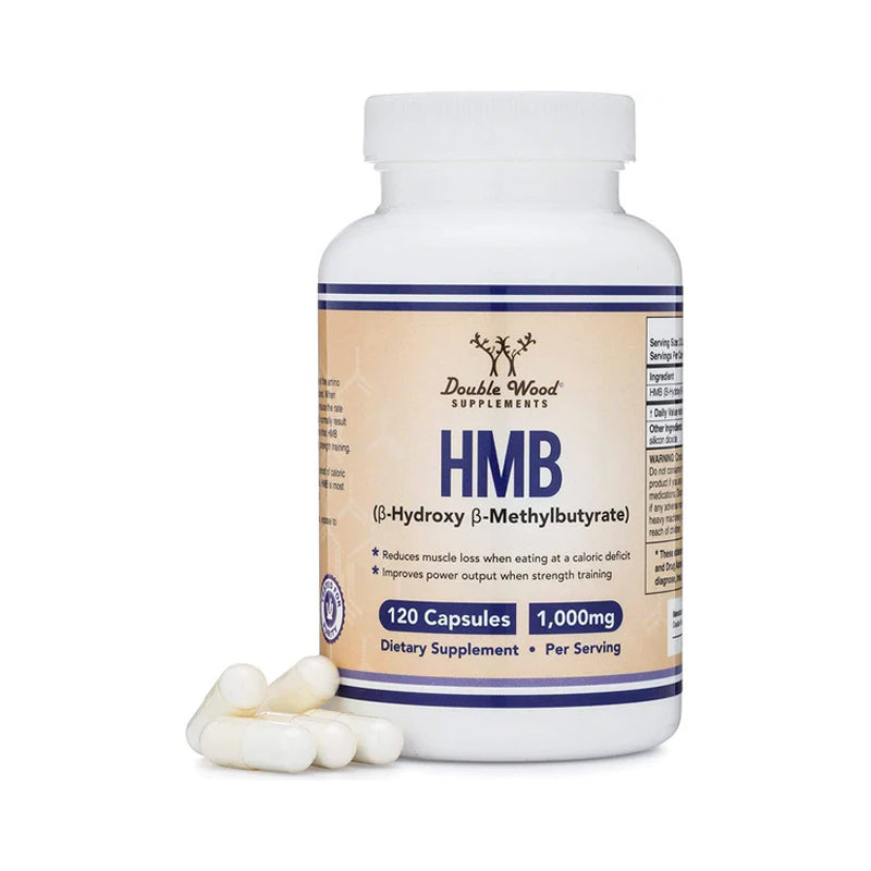 DOUBLE WOOD HMB Hydroxy Methylbutyrate 1000mg 120 Caps