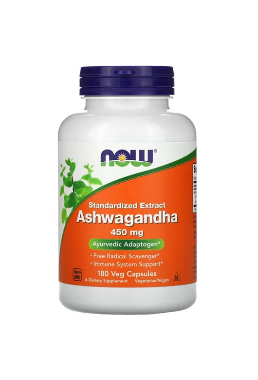 NOW Ashwagandha Extract 450mg. / 180 VCaps.