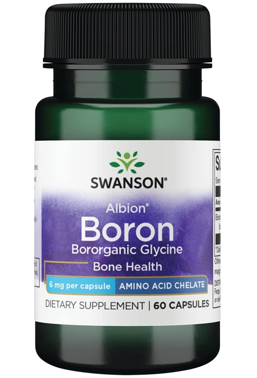 Swanson Albion Boron (Demir takviyesi) 6 mg 60 Capsul