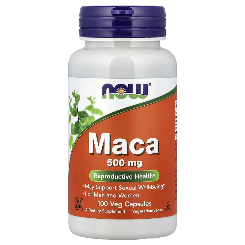 NOW Maca 500mg. / 100 Caps.