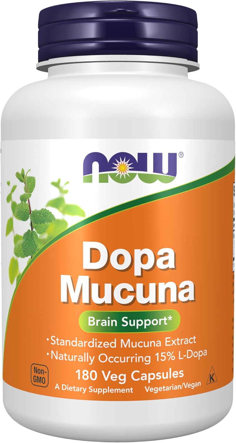 NOW Foods Dopa Mucuna 180 Veg Capsules