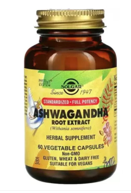 Solgar Ashwagandha Root Extract 60 Kapsül