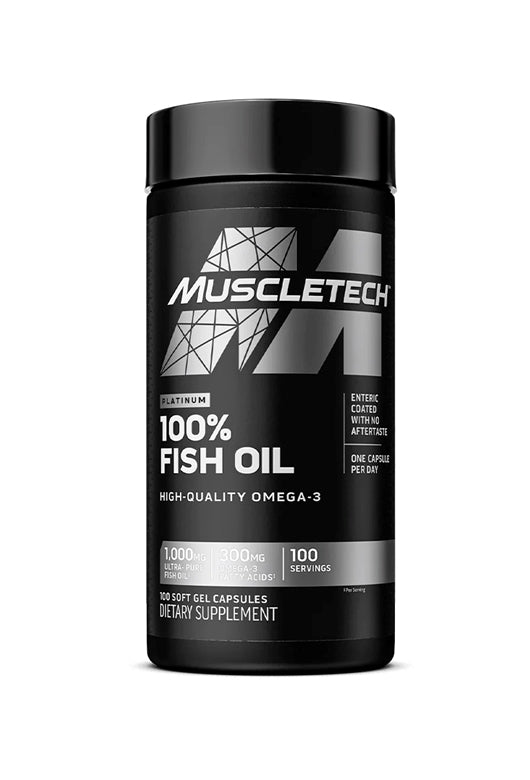 MuscleTech, Platinum %100 Omega 3 100 Jel Kapsül