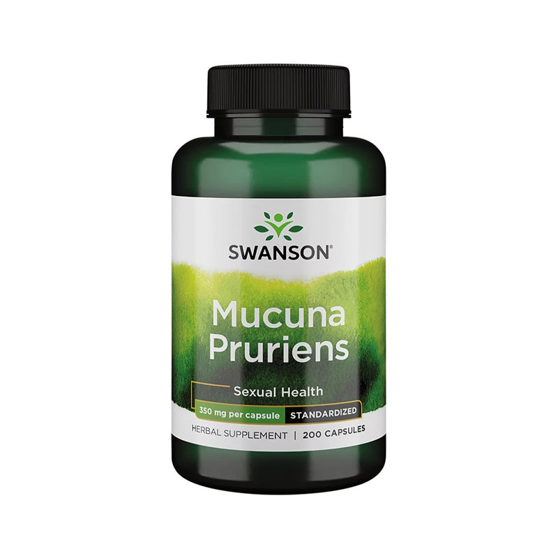 Swanson Dopa Mucuna Testo booster  Pruriens, 350 mg, 200 Capsules