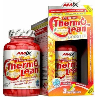 Amıx Thermolean fat burner Tyrosine+Green Tea+Guarana+L Carnitine Appetite Control 90 Kapsül