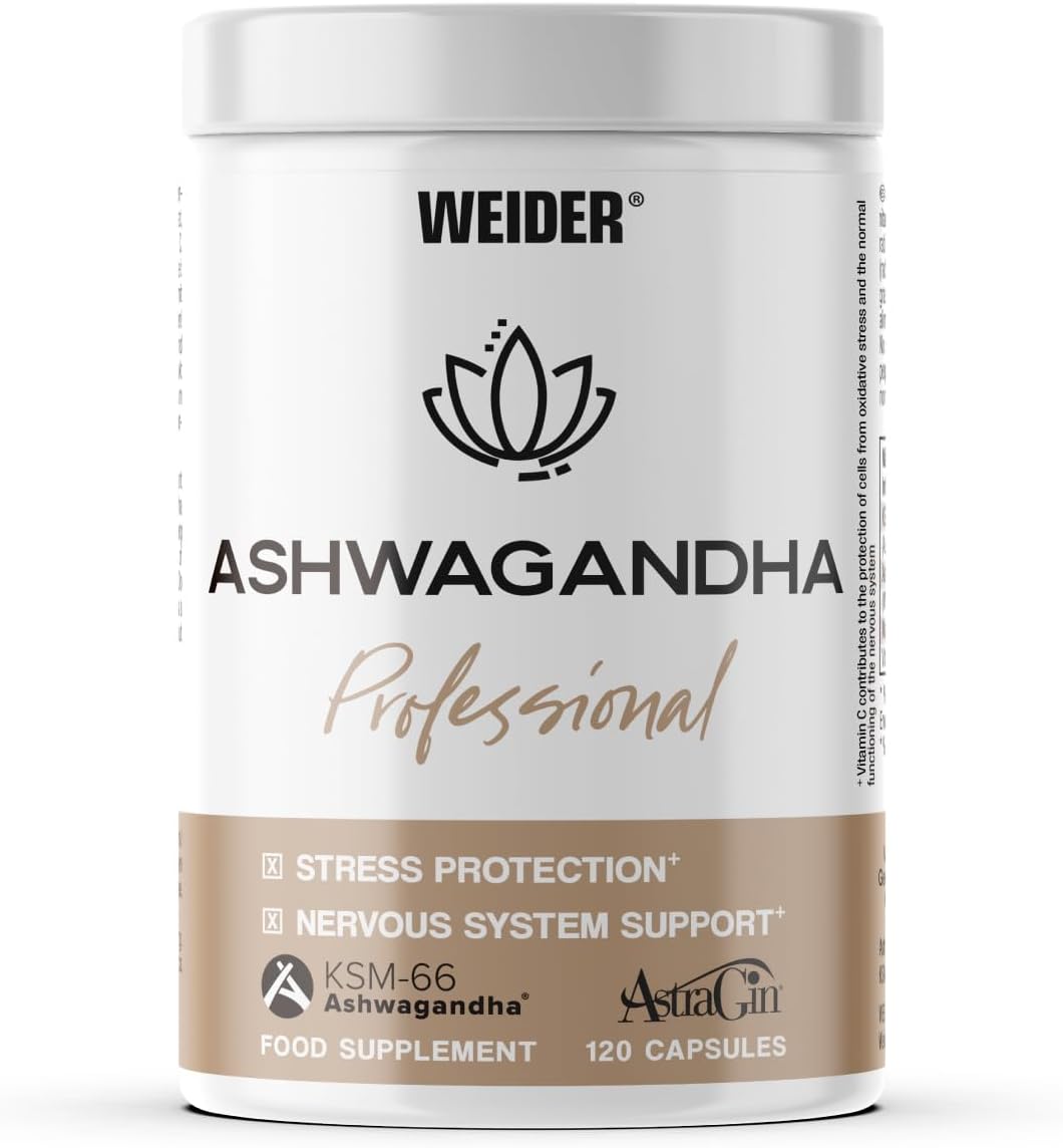 Weider Ashwagandha Professional 120 capsules Ashwaghandha KSM-66 60 servings