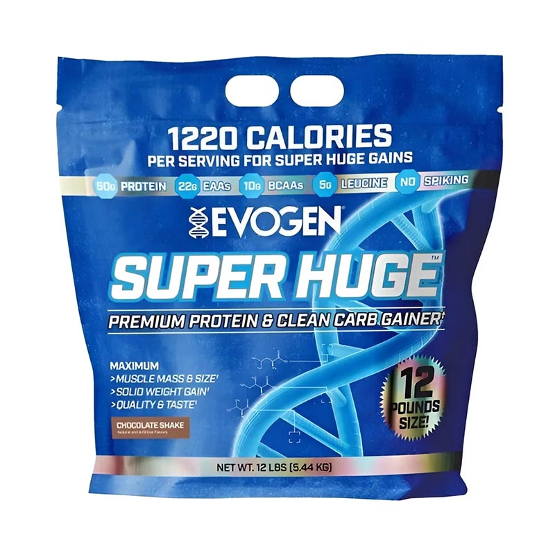 Evogen Powder Super Huge Protein Mass Gainer, Pack 5.44 kg - Çikolata
