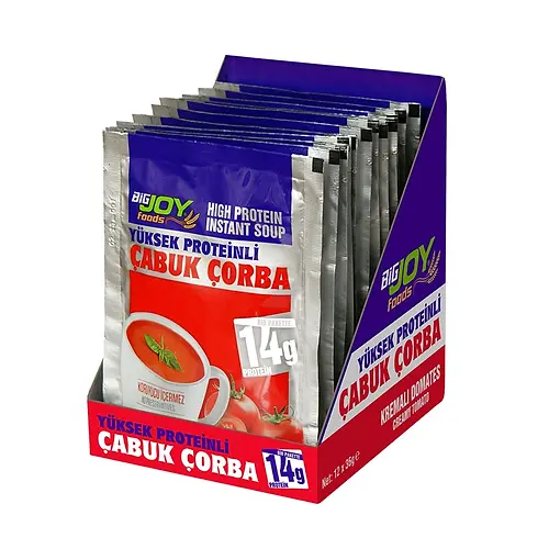Big Joy Proteinli Çabuk Çorba 30 Gr 12 Adet
