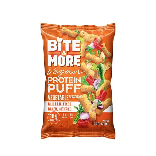Bite & More Sebzeli Vegan Protein Puff 50 Gr