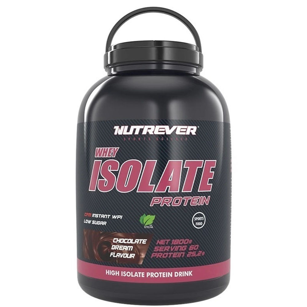 Nutrever Whey Isolate Protein 1800 Gr Chocolate