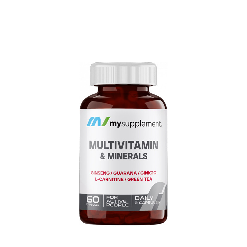 Mysupplement Multivitamin & Minerals 60 Kapsül