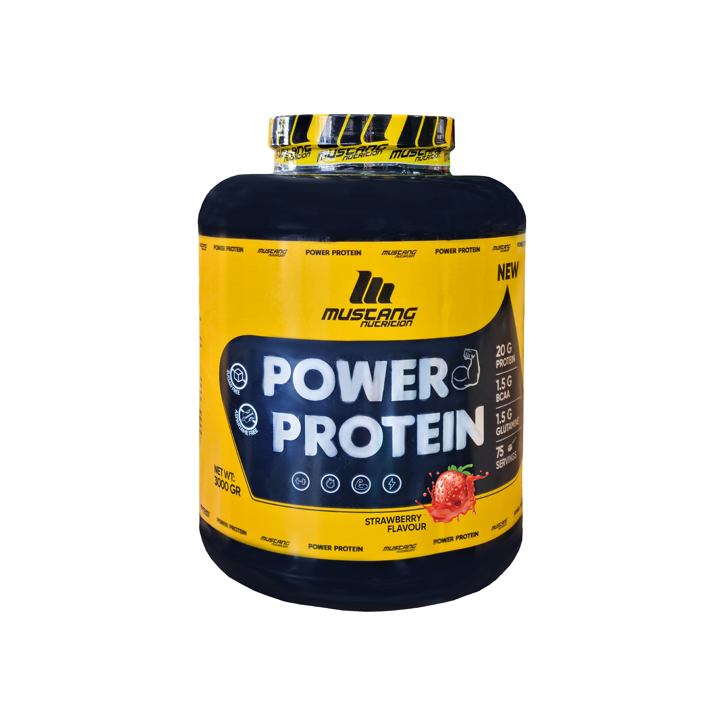 Mustang Nutrition Power Protein 3000 Gr Çilek