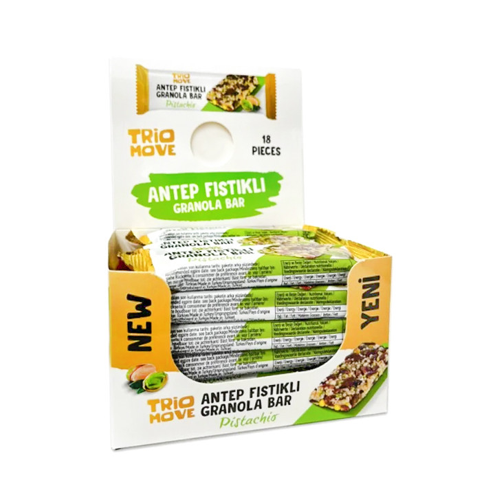 Trio Move Antep Fıstıklı Granola Bar 30 G X 18 Adet