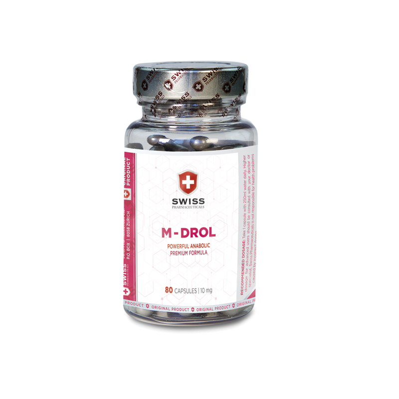 Swiss M-Drol 10 mg 80 Caps