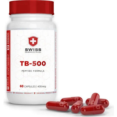 Swiss TB500 Thymosin Beta-4 400 Mcg 60 Caps