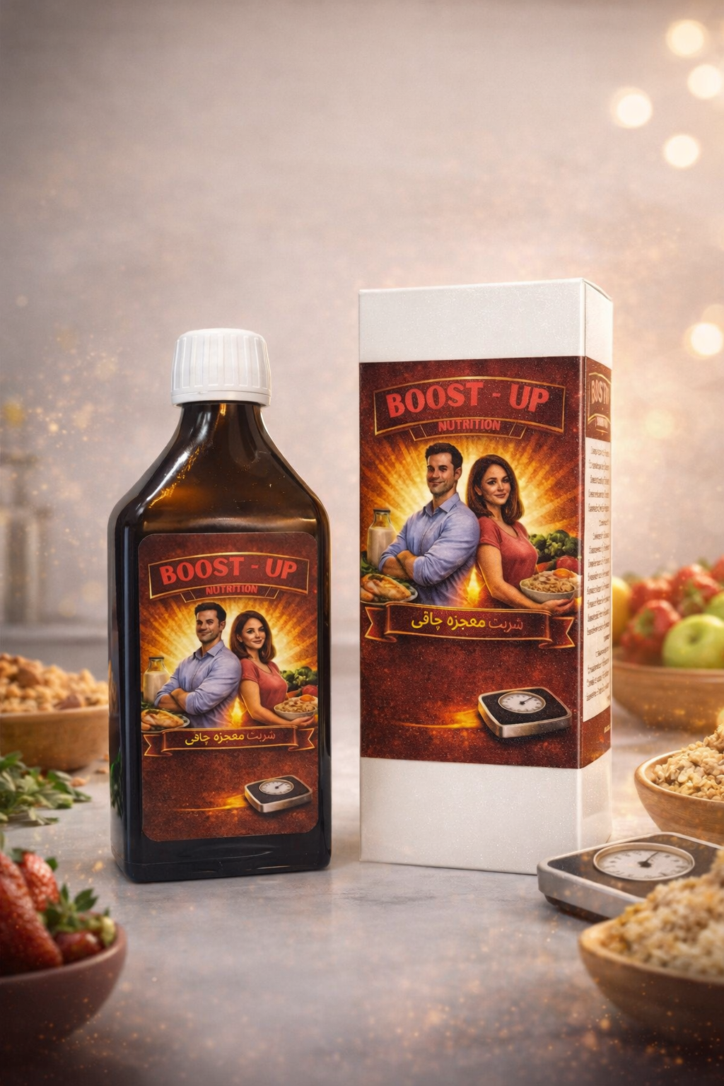 Boost Up Nutrition İran Bitkisel Şurup Doğal Karbonhidrat Yardımcısı Bitkisel Gainer Şurubu  250 ml